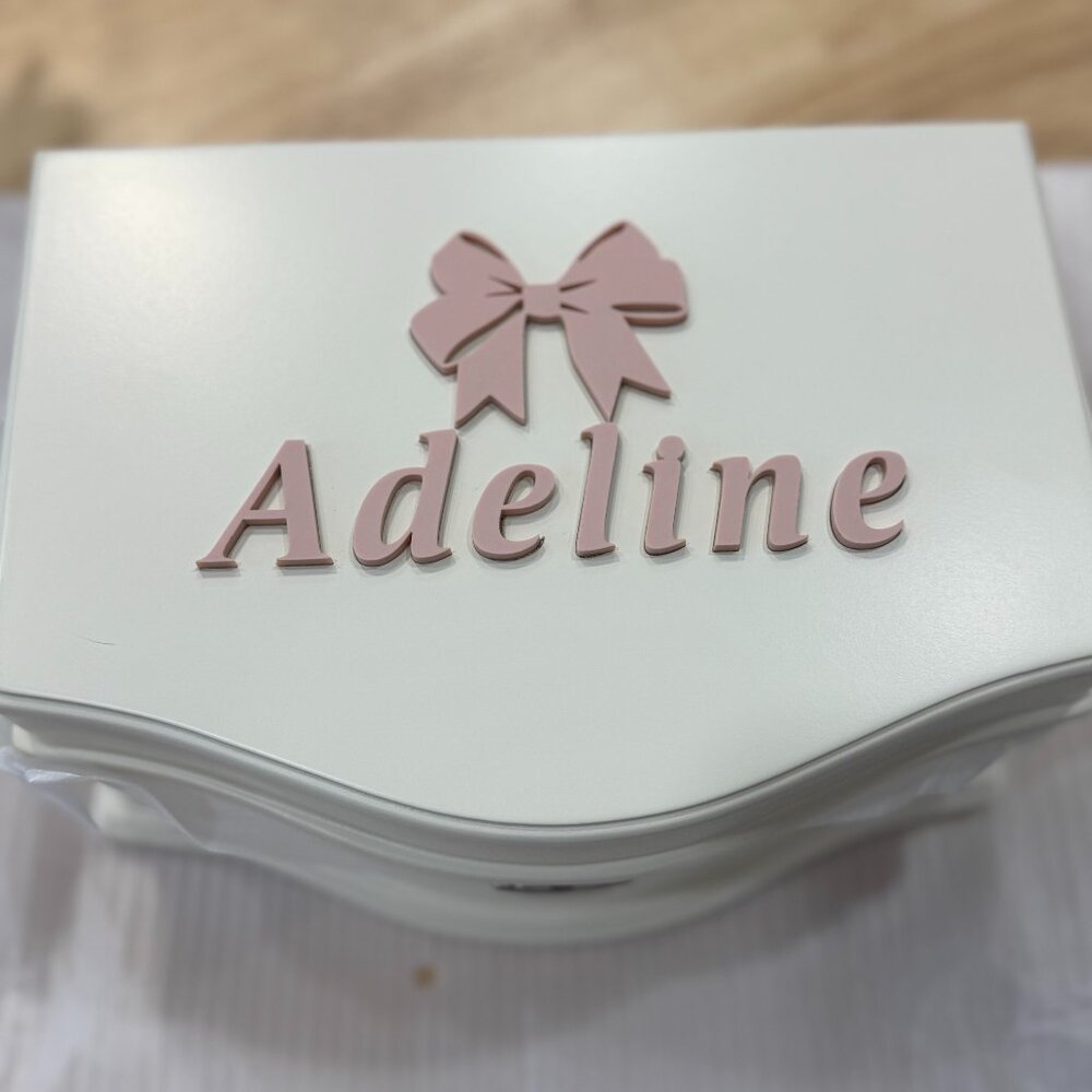 Wooden Jewelry Box - NIB - Adeline